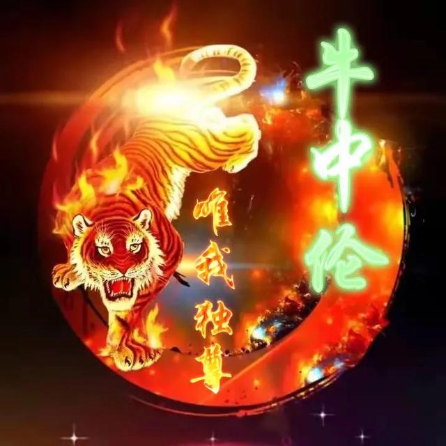 卡通老虎图片，虎（霸气虎全名微信头像：唯我独尊）