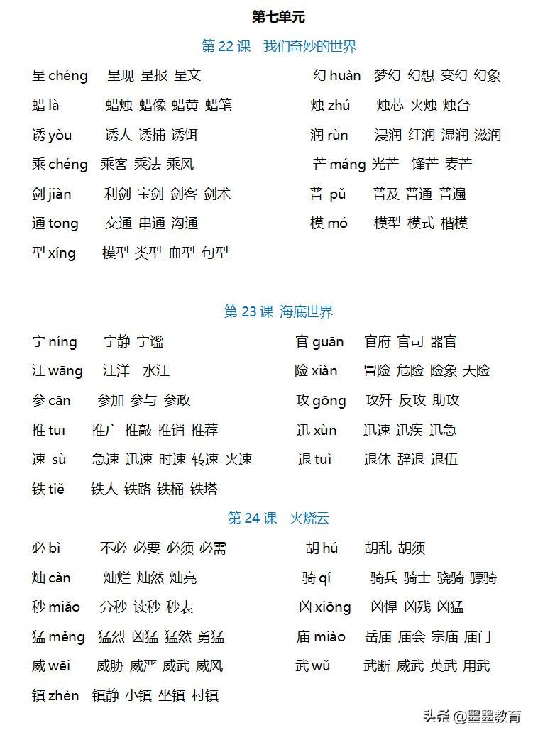 汉字尔组词，尔组词（汉字尔组词（三年级下册语文全册生字组词）
