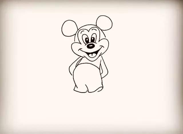 大耳朵图图简笔画，简笔画大耳朵图图简单画法（迪斯尼经典动画之米奇、米老鼠最简单的画法）