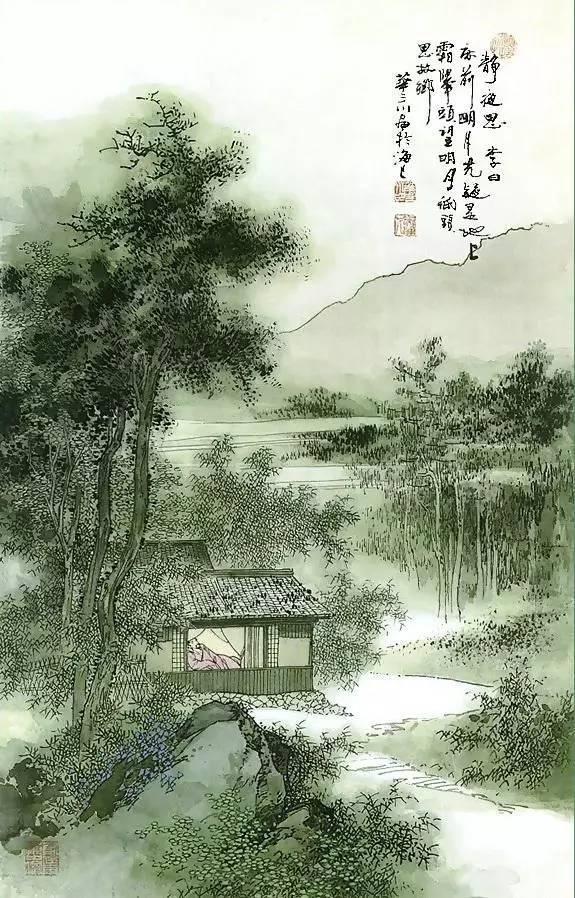 滁州西涧诗配画，滁州西涧诗词解析（几多闲情山水间——几组诗画欣赏）