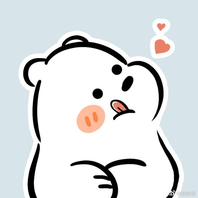 可爱画画图片超萌，可爱简笔画.超萌微信（手绘可爱裸熊头像）