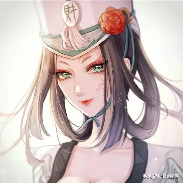 #阴阳师#@黑白无常，微信头像，#阴阳师#@黑白无常（黑白本一色，只因事无常）