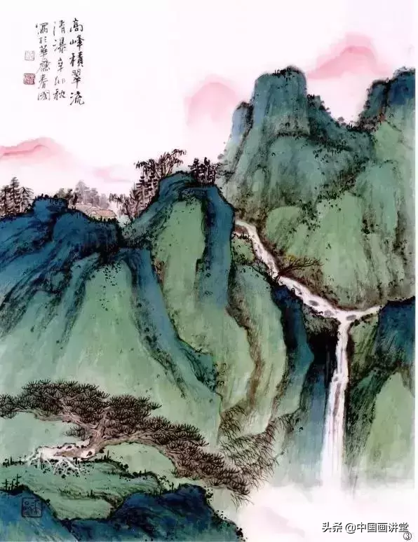 山的画法简单又漂亮，山的简笔画怎么画（简单的青绿山水画法）