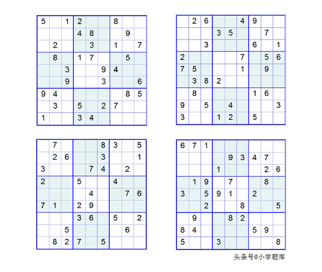 数独的入门解题方法，九宫数独练习和方法