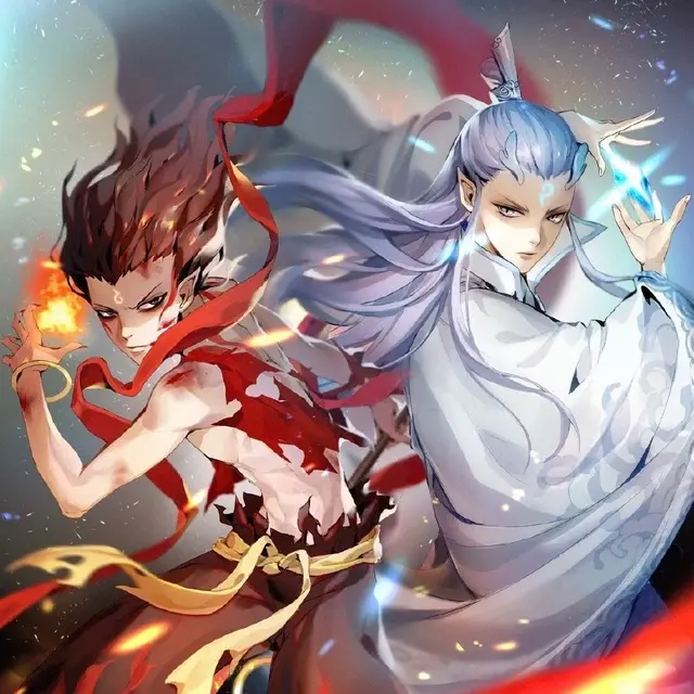 Q版敖丙表情图，微信头像，Q版敖丙表情图（哪吒敖丙CP 头像跟表情包）