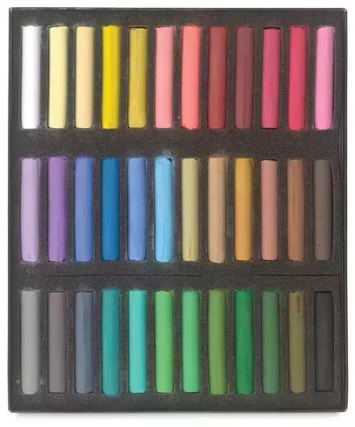 粉笔的成分是什么，粉笔界的劳斯莱斯（色粉笔用对了技法原来可以这么美）