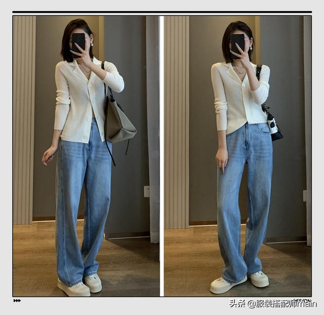 开衫的时尚百搭搭配，短款开衫的搭配（早秋解锁针织开衫的时髦穿法）