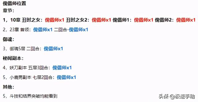 傀儡师哪里多跑跑车哪里多，傀儡师那里多跑跑车（阴阳师傀儡师这样找超省事）