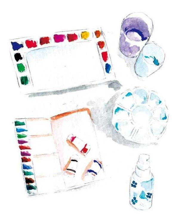 彩铅画入门教程步骤图，彩铅画详细教程（分步骤讲解笔等绘画工具的准备）