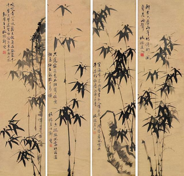 郑板桥画竹的三个境界，倪云林画竹意境萧疏