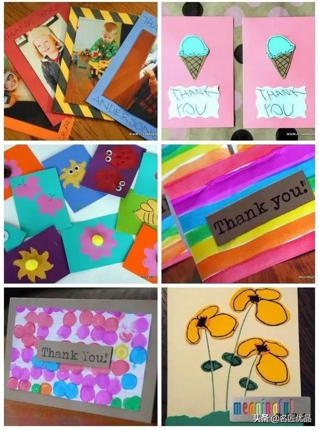 简单可爱的贺卡图片做法，好看的贺卡做法（16种感恩节贺卡和手工）
