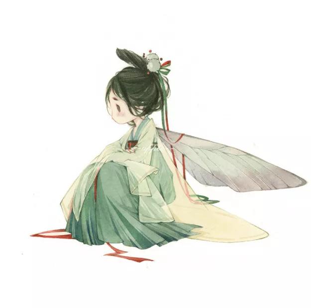 闺蜜头像古风一左一右，呆橘：古风闺蜜头像  拿走不谢微信（我居北海君南海）