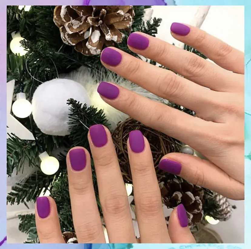 夏天指甲颜色大全图片流行，夏天显白指甲（够仙够清爽最重要是显手白）