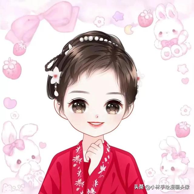 微信女生头像，微信女生头像背影（可可爱爱的卡通女生微信头像）