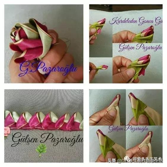 手工小魔盒制作方法，手工小魔盒制作方法步骤（丝带剪一段对折拼一拼）