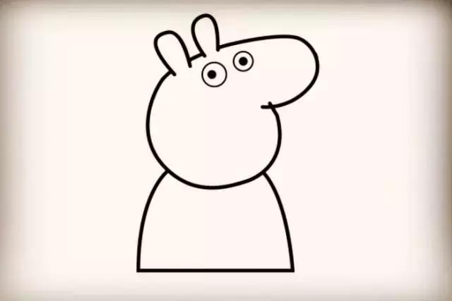 简笔画——如何画大衣，画大衣的简笔画（一分钟教你画一只小猪佩奇）