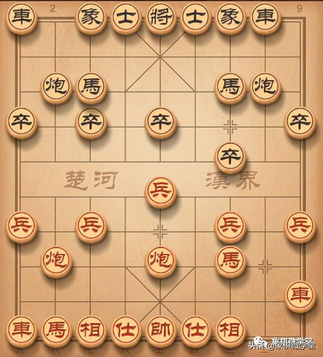 象棋牛头滚的下法，急进中兵、牛头滚、横车盘头马