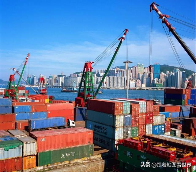 巴布亚新几内亚地图，阿尔及利亚边界开放（第二大岛上的国家巴布亚新几内亚）