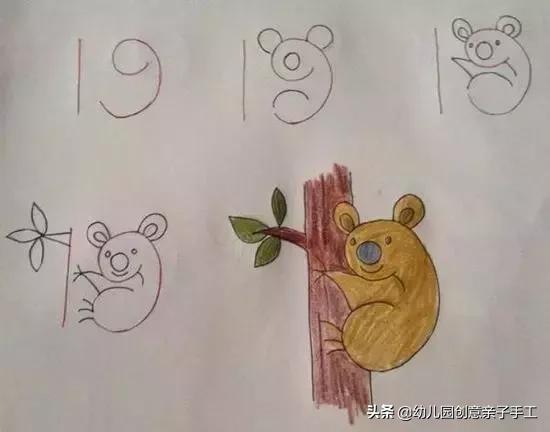 用数字画小动物，数字画老鼠（寥寥几笔画出这些可爱的动物）