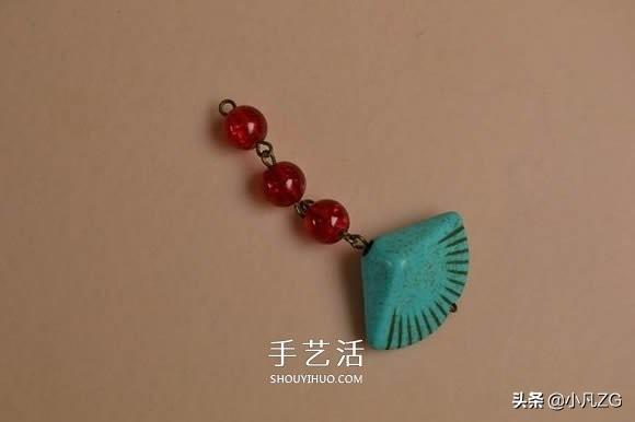 如何做贝壳饰品，如何做贝壳手工艺品（复古风格绿松石贝壳耳环的DIY制作图解教程）