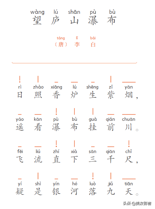 鸟鸣涧古诗朗读，鸟鸣涧古诗赏析（最美诵读，望庐山瀑布）