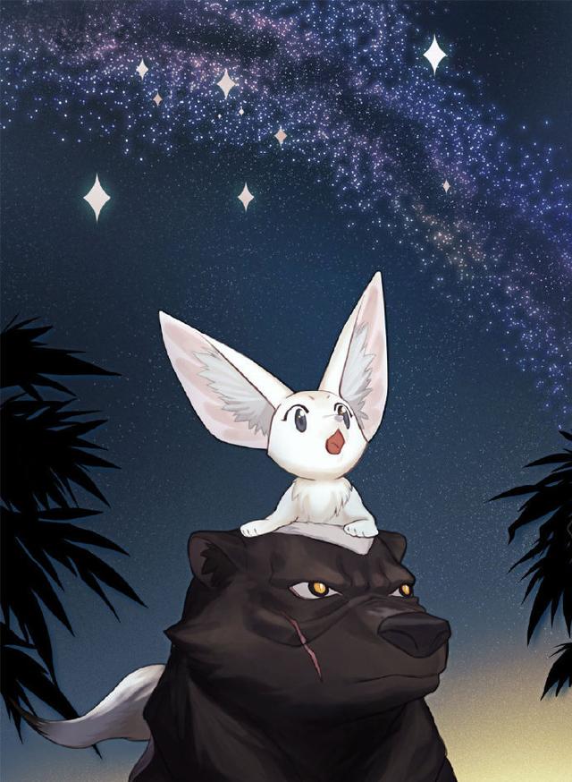 阔耳狐，蜜獾和阔耳狐拟人（阔耳狐提纳里）