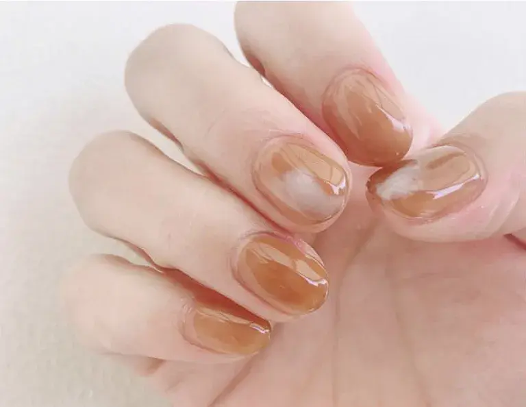 夏天指甲颜色大全图片流行，夏天显白指甲（够仙够清爽最重要是显手白）