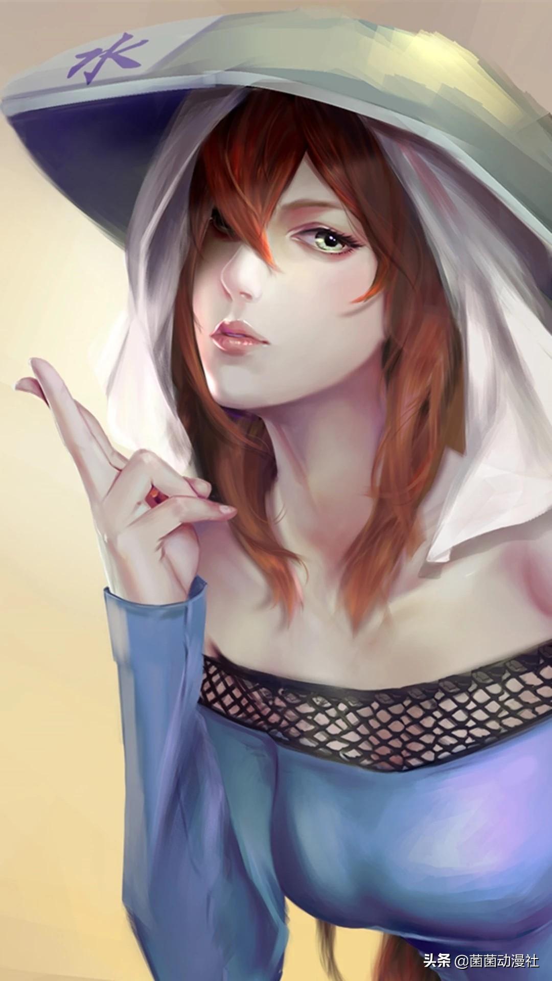 与纲手不同的是,照美冥年轻许多,初登场时才31岁,与卡卡西同龄,单从