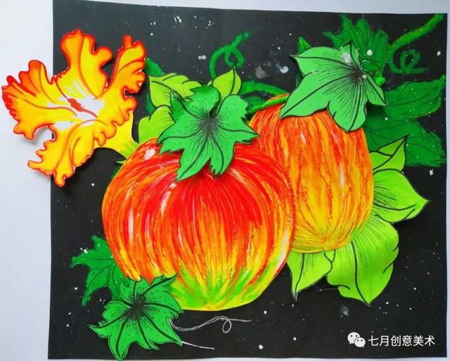 怎样画南瓜呢，请问南瓜怎么画（南瓜）