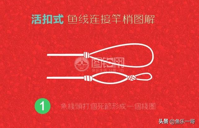 绑鱼线主线打结方法，鱼线主线的绑法（手竿鱼线连接竿梢图解）