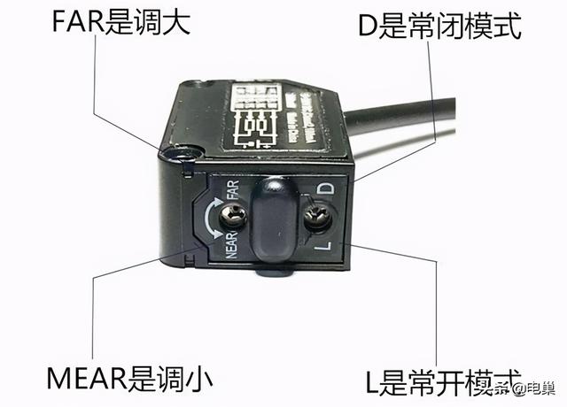 :-D是什么意思，d是什么意思哦（光电开关上的L-ON）