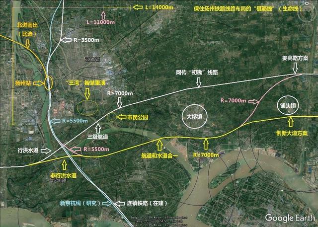 扬州高铁南站在哪里，扬州高铁东站在哪里（北沿江高铁扬州段并站困局）