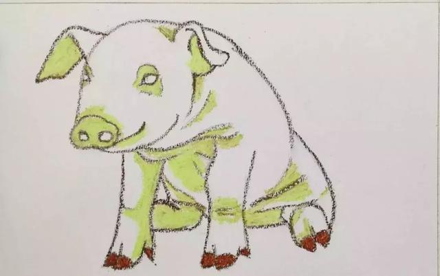 猪头简笔画怎么画，让我们一起学一下小猪简笔画吧