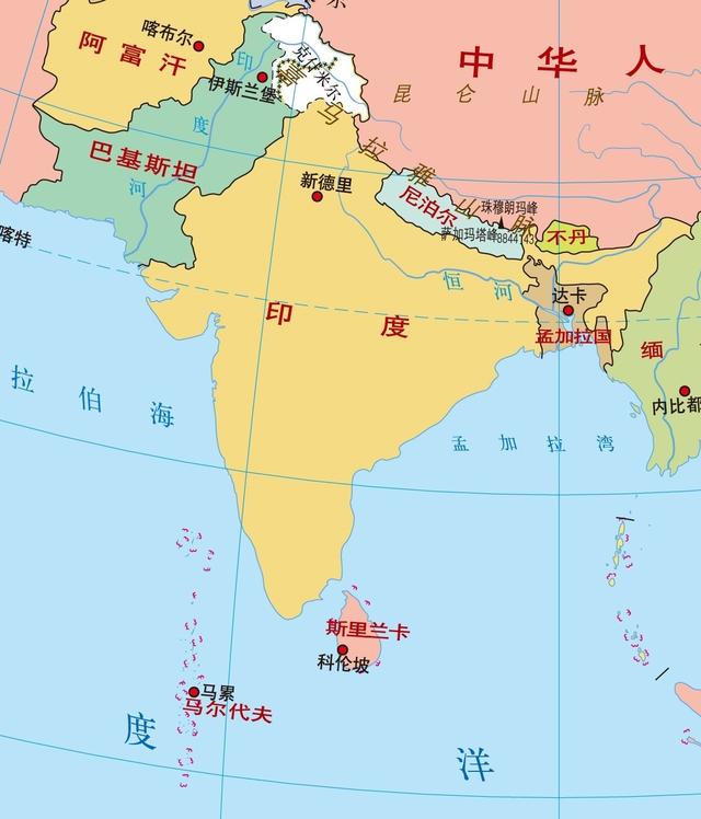 东南亚国家地图，东南亚包括哪些国家地图（哪一个分区的国家数量最多）