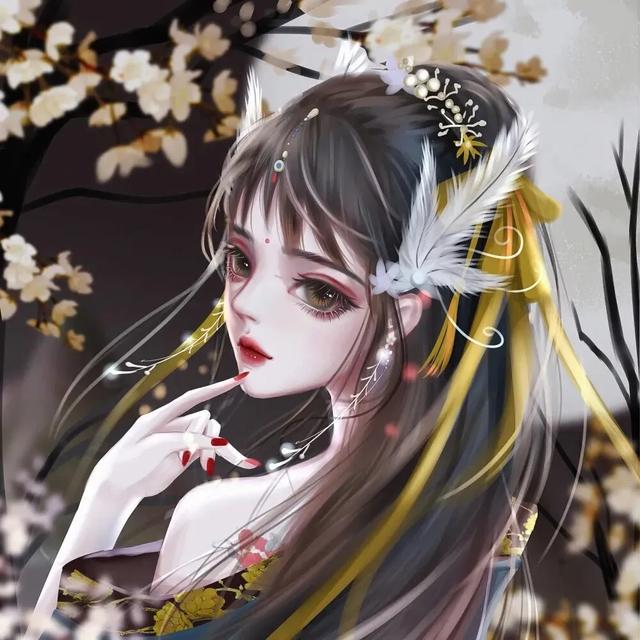 唯美古装女图，微信头像，唯美古装女图（手绘古风女生头像）