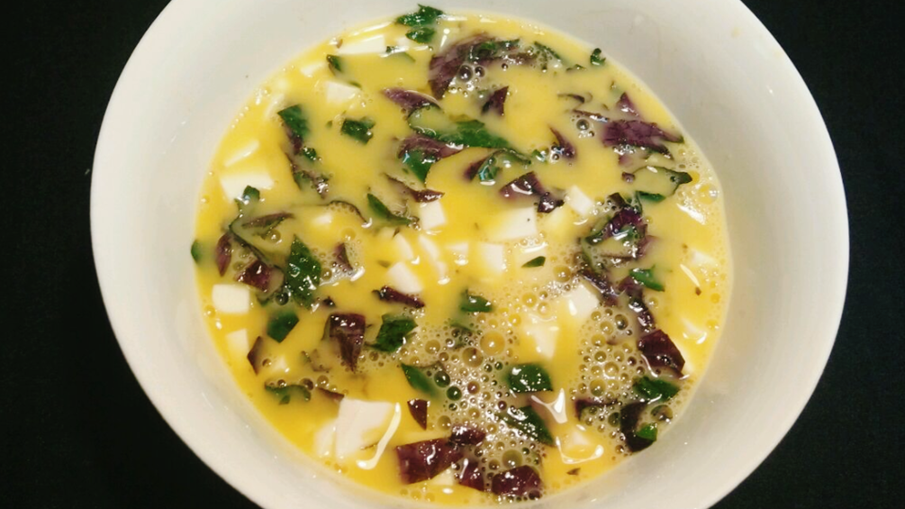 图片[4]-【紫苏豆腐鸡蛋饼】做法步骤图 鲜香味美又营养-起舞食谱网