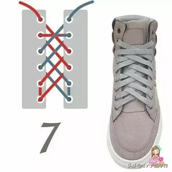 穿鞋带方法图解步骤 只需这几步轻松搞定，穿鞋带方法图解步骤（几十种炫酷的鞋带系法）