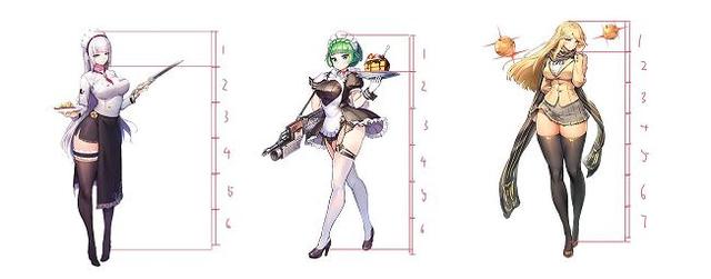 画动漫人物教程全身女，动漫人物全身像手绘教程（如何快速画出动漫人体）