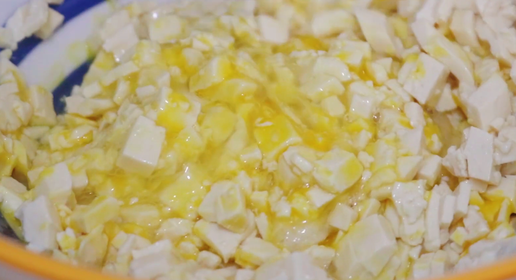 图片[2]-【白菜豆腐饼】做法步骤图 我们家隔天就想要吃 上桌就光盘-起舞食谱网