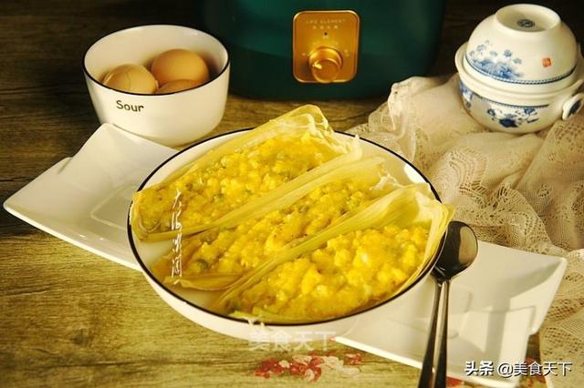 松子玉米的做法，玉米馒头怎么做才能松软好吃视频（玉米这样做也太好吃了吧）