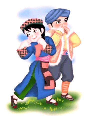 56个民族服饰图片大全，56个民族服装图片（五十六个民族精美人物服饰造型插画）
