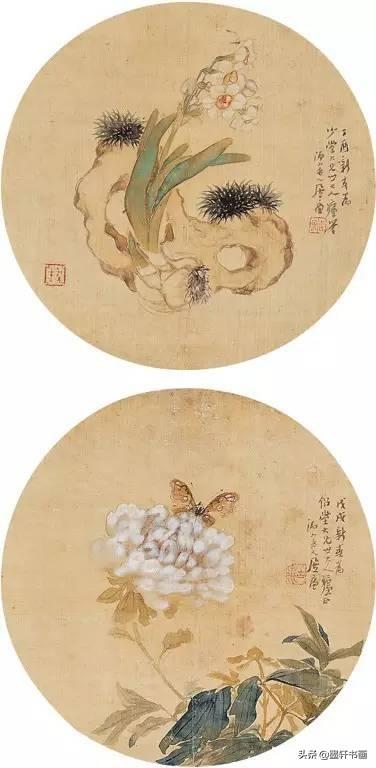 居廉淡雅国画作品欣赏，居廉精品画作欣赏