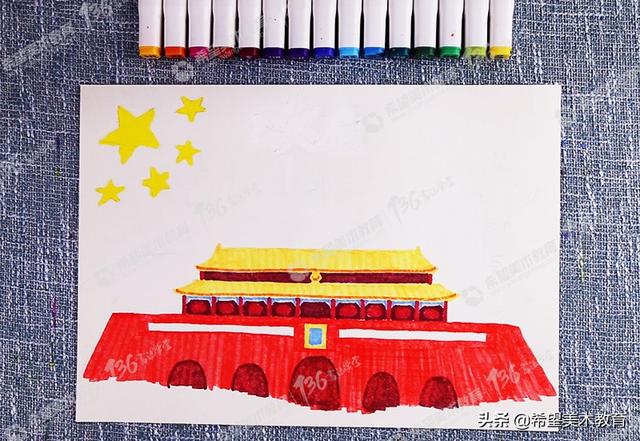 人民英雄纪念碑怎么画，人民英雄纪念碑怎么画视频加颜色（教你轻松上手国庆节主题绘画）