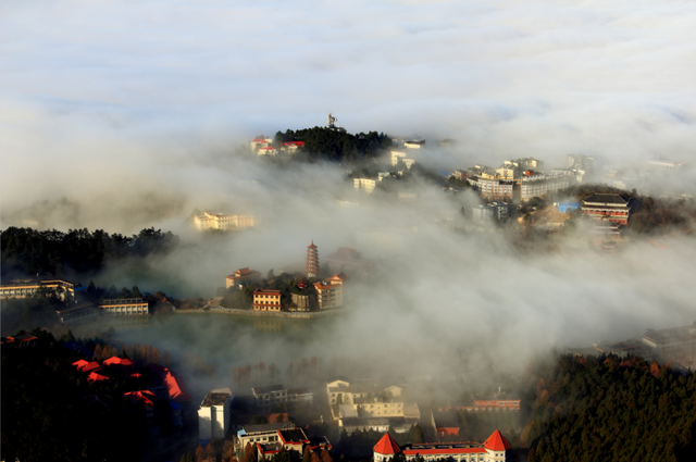 九宫山在哪里，咸宁九宫山念好“转”字经