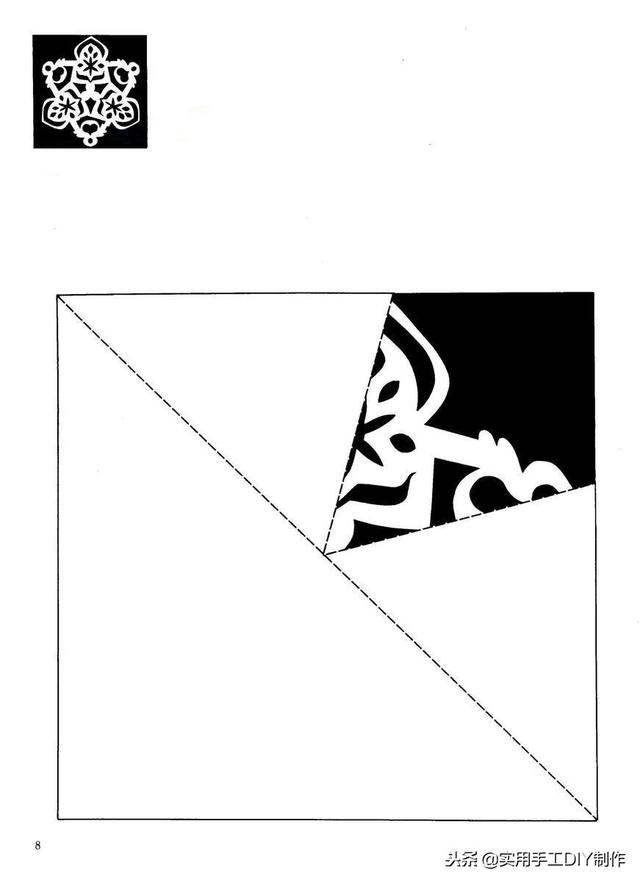 100种剪纸窗花教程图解，窗花剪纸教程图解（40多种雪花窗花剪纸图案）