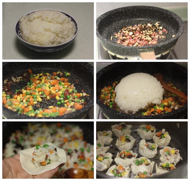 糯米的做法，糯米饭的做法（花3分钟学6种糯米做法）