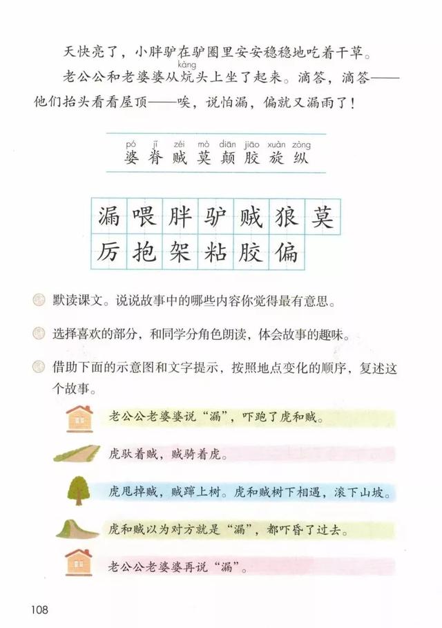 走什么闯什么成语，有关走与跑的成语各15个（部编版三年级下册第27课《漏》知识点+图文讲解）