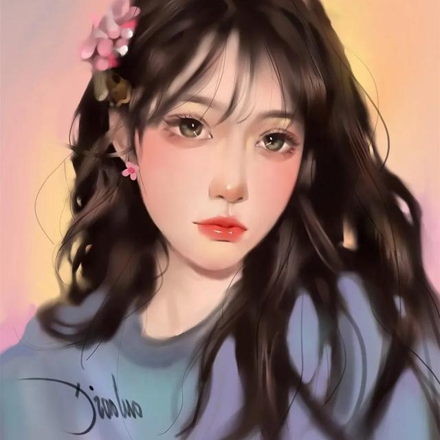 好看的微信女生头像，好看的微信头像女 沙雕可爱卡通闺蜜头像（简笔画短发）