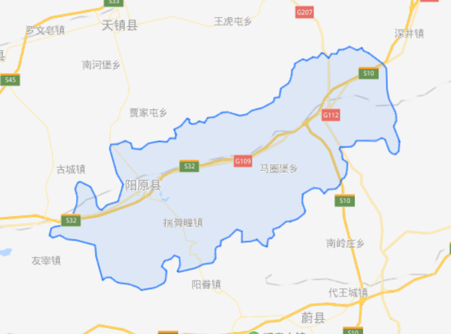 怀安县柴沟堡地图图片