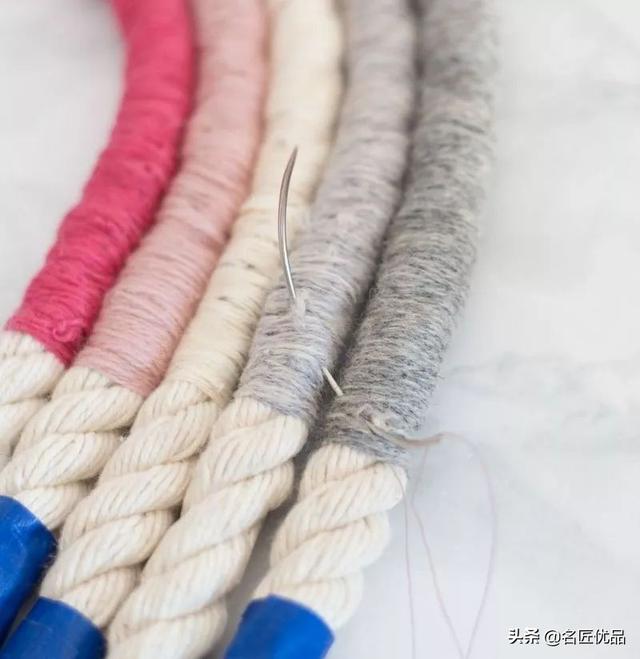 手工编织挂毯，挂毯编织教程（做一款彩虹挂毯）